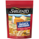 Shredded Cheese, Double Cheddar, Traditional Cut