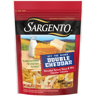 Shredded Cheese, Double Cheddar, Traditional Cut