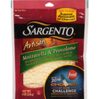 Shredded Cheese, Mozzarella & Provolone, Traditional Cut