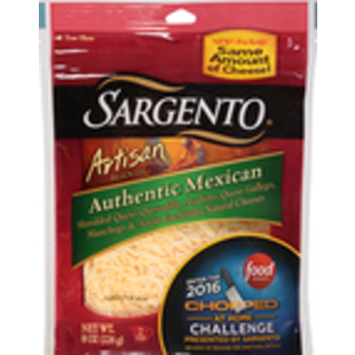 Shredded Cheese, Authentic Mexican, Fine Cut