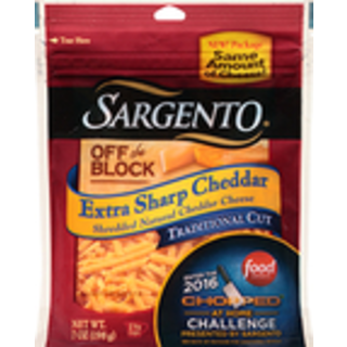 Shredded Cheese, Extra Sharp Cheddar, Traditional Cut