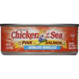 Salmon, Pink, Chunk Style, Skinless Boneless