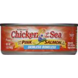Salmon, Pink, Chunk Style, Skinless Boneless
