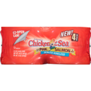 Pink Salmon, Chunk Style, Skinless Boneless