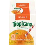 100% Juice, Orange, No Pulp