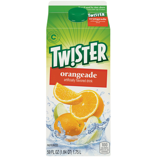 Twister Orangeade Flavored Drink 59 Oz