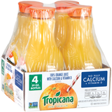 Tropicana Pure Premium No Pulp Orange 100% Juice 4 Ea