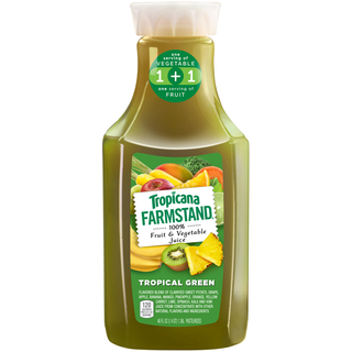 100% Fruit & Vegetable Juice, Tropical Green