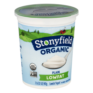 Organic Yogurt,  Lowfat, Plain