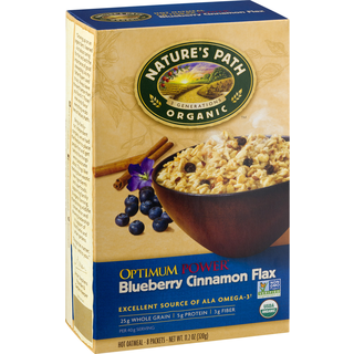 Oatmeal, Instant, Blueberry Cinnamon Flax