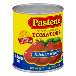 Pastene Kitchen Ready Crushed Peeled Tomatoes 28 Oz