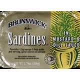 Gourmet Style Sardine Fillets, in Mustard & Dill Sauce
