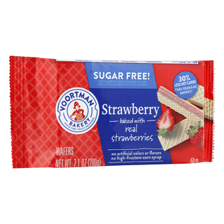 Wafers, Zero Sugar, Strawberry