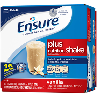 Nutrition Shake, Plus, Vanilla, 16 Pack