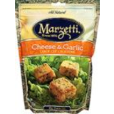 Baked Croutons, cheese & garlic
