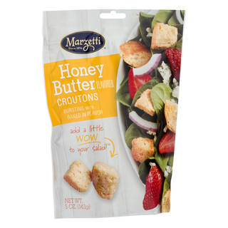 Baked Croutons, Honey Butter