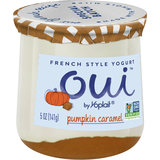Yogurt, Pumpkin Caramel, French Style, Fruit on the Bottom