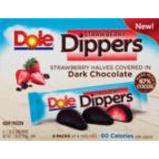 Strawberry Dippers, Strawberry Halves Covered In Dark Chocolate