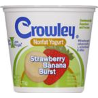 Yogurt, Nonfat, Strawberry Banana