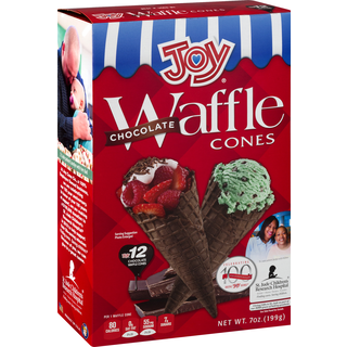 Chocolate Waffle Cones