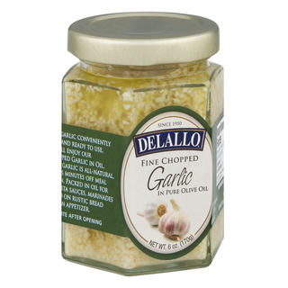 Delallo Garlic Chopped Oil 6 Oz