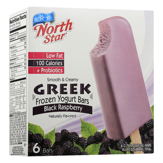 Greek Frozen Yogurt Bar, Black Raspberry
