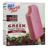 Greek Frozen Yogurt Bars, Black Cherry