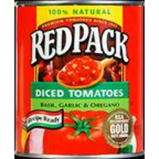 Redpack® Diced Tomatoes With Basil, Garlic & Oregano 28 Oz. Can