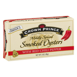 Smoked Oysters, with Red Chili Pepper, Fancy Whole
