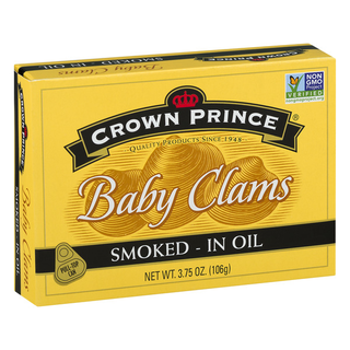 Crown Prince Smoked Baby Clams 3.75 Oz
