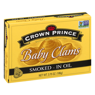 Baby Clams, Smoked in Oil