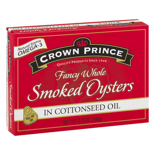 Smoked Oysters in Cottonseed Oil