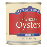 Oysters, Whole, Boiled