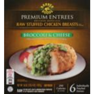 Chicken Breasts, Raw Stuffed, Broccoli & Cheese, Club Pack