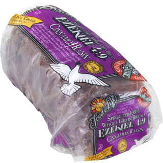 Bread, Cinnamon Raisin, Sprouted Grain, Flourless