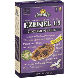 Cereal, Sprouted Crunchy, Cinnamon Raisin