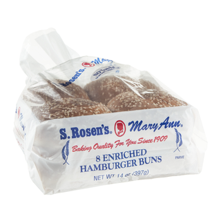 Sesame Enriched Hamburger Buns