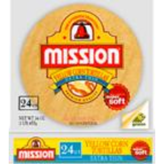Yellow Corn Tortillas, Extra Thin