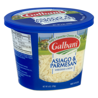 Asiago & Parmesan Shredded Cheese