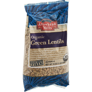 Green Lentils, Gluten Free, Organic