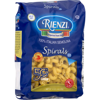 Pasta, Spirals