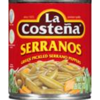 La Costena Serrano Peppers 26 Oz