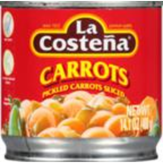 Pickled Carrots Sliced