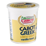 Cabot Greek Vanilla Bean Lowfat Yogurt