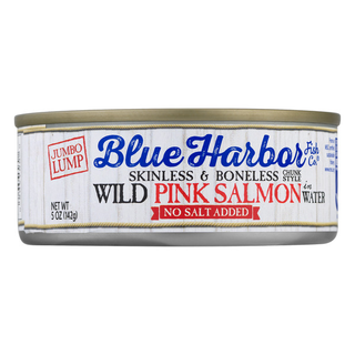 Wild Pink Salmon, No Salt Added, Skinless & Boneless, Chunk Style