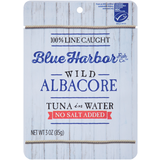 Tuna, No Salt Added, Wild Albacore
