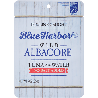 Tuna, No Salt Added, Wild Albacore