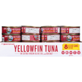Solid Yellowfin Tuna in Extra Virgin Olive Oil with Sea Salt