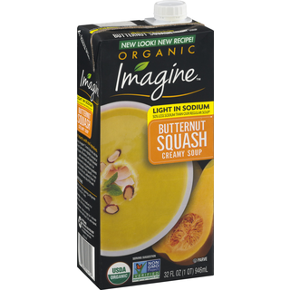 Soup, Light in Sodium, Organic, Butternut Squash, Creamy