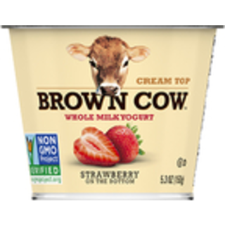Whole Milk Yogurt, Strawberry On The Bottom